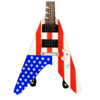 Miniatura kytary Music Legends  PPT-MK002 Dave Mustaine Megadeth Jackson Y2KV US Flag