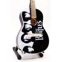 Miniatura kytary Music Legends  PPT-MK047 The Beatles Acoustic Black Tribute