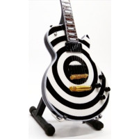 Miniatura kytary Music Legends  PPT-MK049 Zakk Wylde Gibson Les Paul Bullseye White