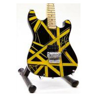 Miniatura kytary Music Legends  PPT-MK106 Eddie Van Halen EVH Striped Series BY