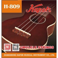 Struny pro sopránové ukulele Kapok  H-809 Black