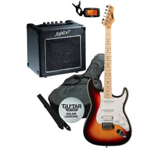 Elektrická kytara paket Ashton  AG232 MTSB Pack KL