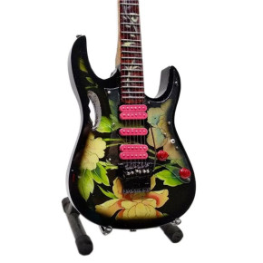Miniatura kytary Music Legends  PPT-MK153 Steve Vai Ibanez JEM 77FP Floral Fabric