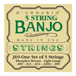 Struny pro banjo D'Addario  EJ69