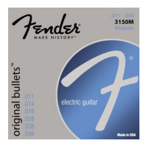 Struny pro elektrickou kytaru Fender  3150M Original Pure Nickel bullet ends
