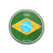 Blána pro pandeiro Izzo  2634 Pandeiro batter 10" Brazilian Flag