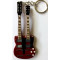 Přívěsek na klíče Music Legends  PPT-PD210 Jimmy Page Led Zeppelin Gibson EDS-1275