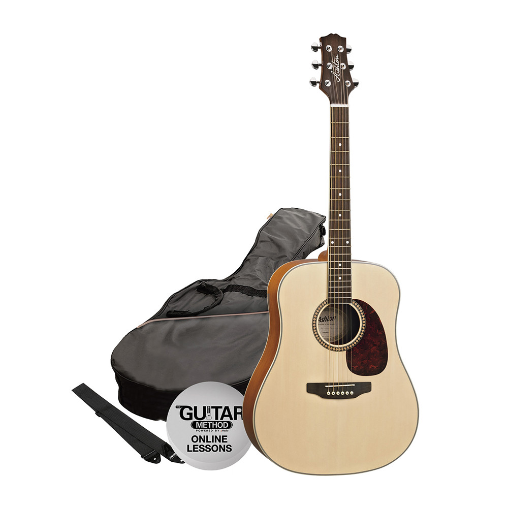 Akustická kytara paket Ashton D25 NTM Pack