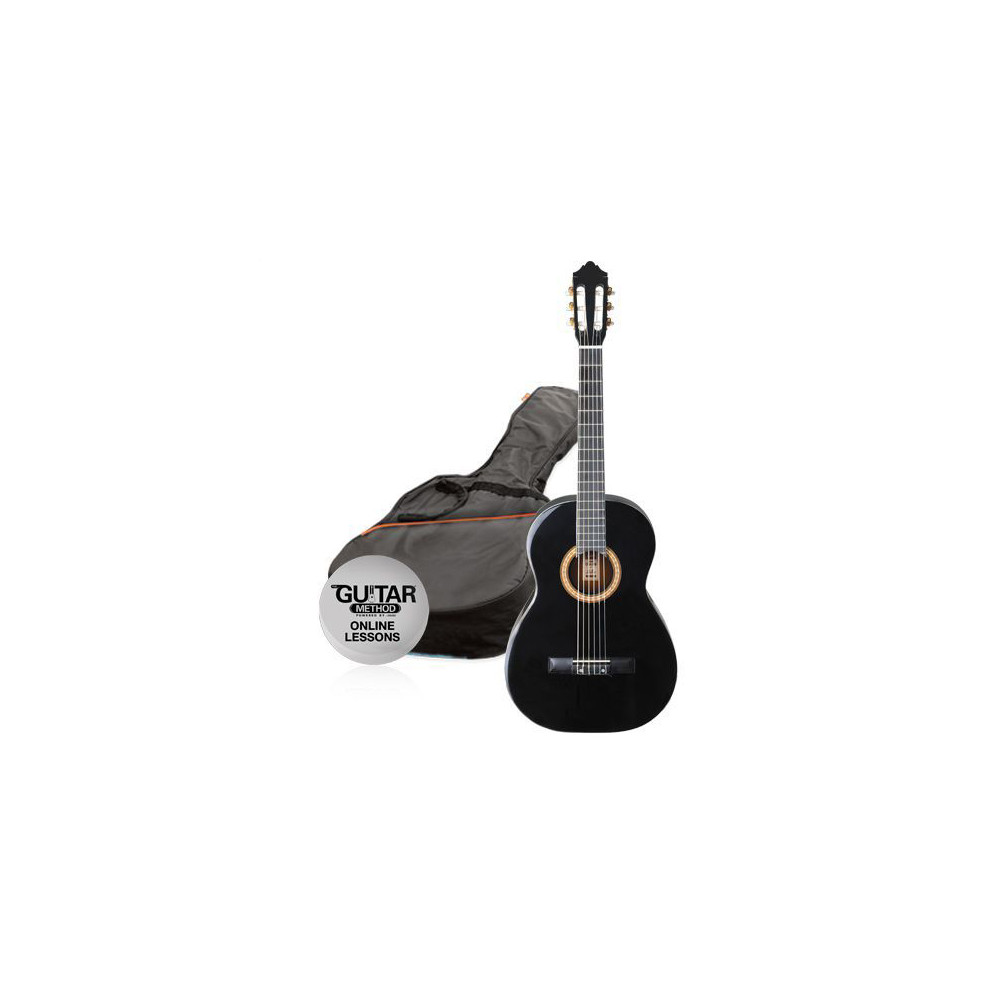Klasická kytara paket 1/4 Ashton SPCG 14 BK Pack (černá)