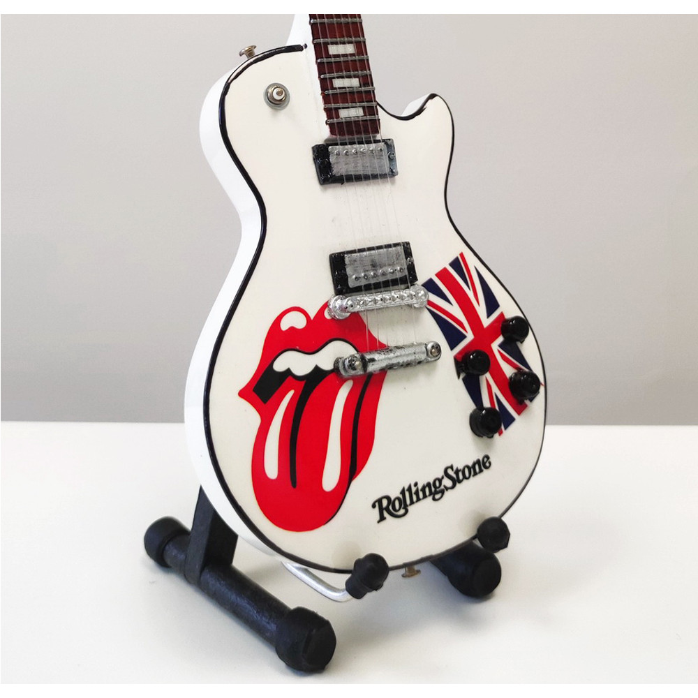 Miniatura kytary Music Legends PPT-MK054 Rolling Stones Tribute Les Paul White