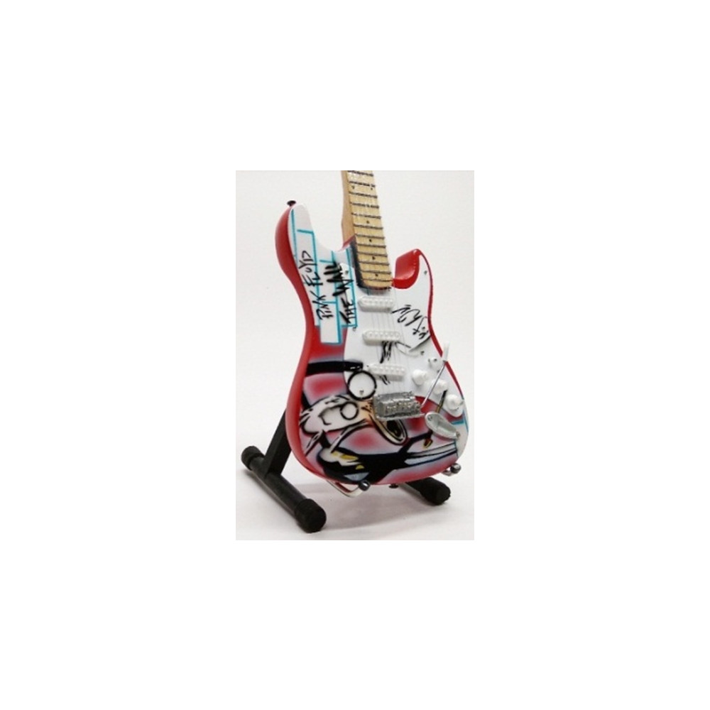 Miniatura kytary Music Legends PPT-MK056 Pink Floyd The Wall Strat Red