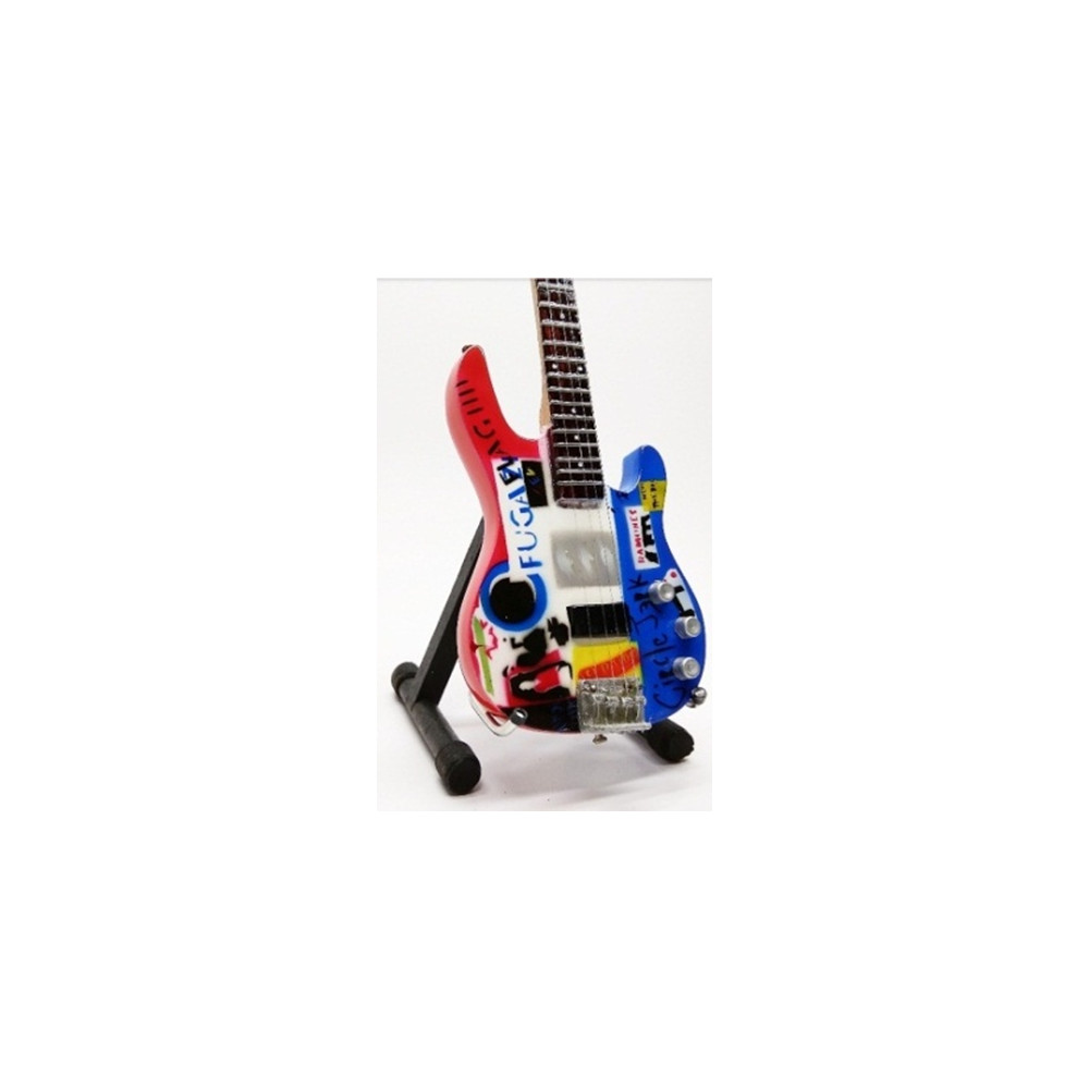 Fotografie Miniatura kytary Music Legends PPT-MK069 Flea Red Hot Chili Peppers Custom Modulus