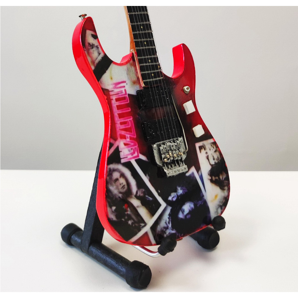 Fotografie Miniatura kytary Music Legends PPT-MK099 Jimmy Page Led Zeppelin Red Strat
