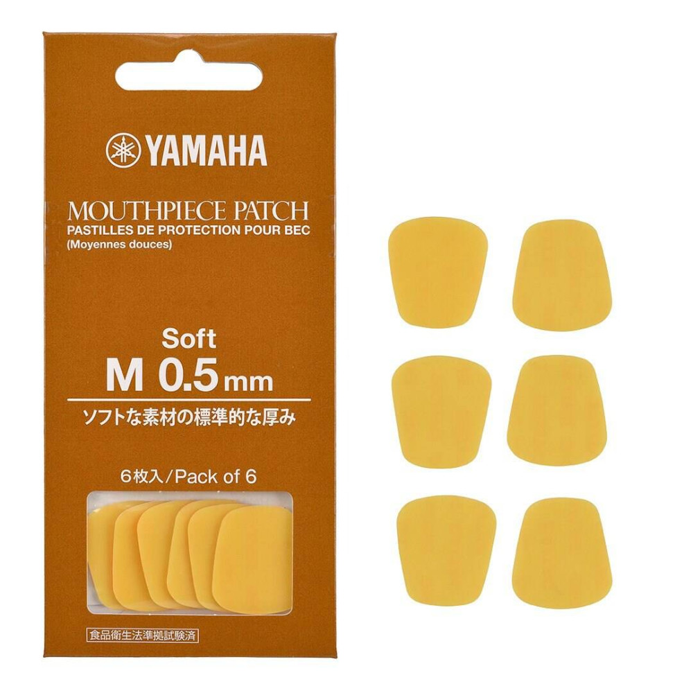 Fotografie Samolepící ochrana pro hubičky Yamaha MPC Patch Soft M 0,5 mm - sada 6 ks