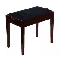 Discacciati 105R/49/30E tmavý mahagon lesk/černý vinyl