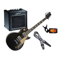 Elektrická kytara paket Ashton  AGL343 BK Set KL