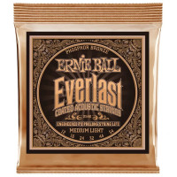 Ernie Ball 2546 Everlast Phosphor Bronze Medium Light Coated