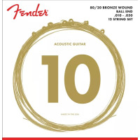 Fender 70-12L 80/20 Bronze, Ball End 10/50