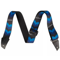 Jackson Strap Jackson Double V Black and Blue