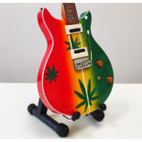 Miniatura kytary Music Legends  PPT-MK045 Bob Marley The Wailers PRS Marijuana