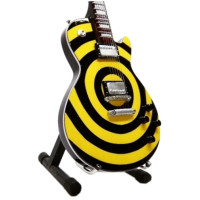 Miniatura kytary Music Legends  PPT-MK050 Zakk Wylde Gibson Les Paul Bullseye Yellow