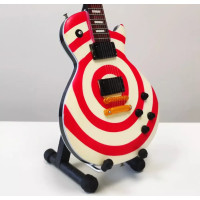 PPT-MK051 Zakk Wylde Gibson Les Paul Bullseye White-Red