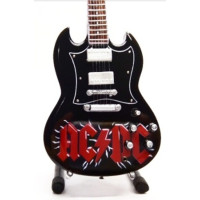 Miniatura kytary Music Legends  PPT-MK060 Angus Young AC-DC Gibson SG Black Tribute