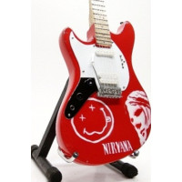 Miniatura kytary Music Legends  PPT-MK062 Kurt Cobain Nirvana Jaguar Red