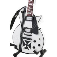 Miniatura kytary Music Legends  PPT-MK095 James Hetfield Metallica ESP Iron Cross White