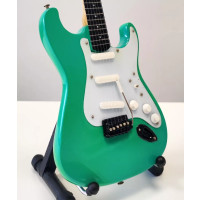 Miniatura kytary Music Legends PPT-MK183 Jeff Beck Fender Custom Stratocaster Surf Green