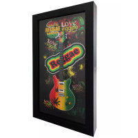 Miniatura kytary Music Legends PPT-MKB004 Love Reggae Bob Marley The Wailers PRS Marijuana