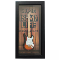 Miniatura kytary Music Legends PPT-MKB008 Music Is My Life Fender American Stratocaster 3CS