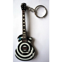 Přívěsek na klíče Music Legends  PPT-PD156 Zakk Wylde Gibson Les Paul Bullseye White