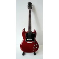 Music Legends PPT-PD198 Angus Young AC-DC SG Red Maroon