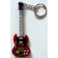 Přívěsek na klíče Music Legends  PPT-PD236 Angus Young AC/DC Gibson SG Red