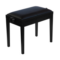 Stolička klavírní Discacciati  105R/40/30E černý mat/černý vinyl