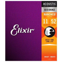 Elixir 11027 Bronze 80/20 Custom Light 11/52