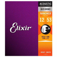 Elixir 11052 Bronze 80/20 Light 12/53