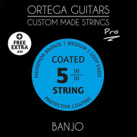 Struny pro 5strunné banjo Ortega  BJP-5 - 10/22