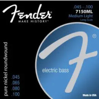 Struny pro baskytaru Fender  7150ML Nickel 45 100