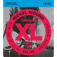 Struny pro elektrickou kytaru D'Addario  EXL145 - 12/54