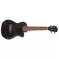 Ukulele koncertní Bamboo U-23 Flowers &amp; Roll-S