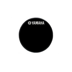 Blána bicí resonanční Yamaha  P3 Black 18" Remo Classic YAMAHA logo