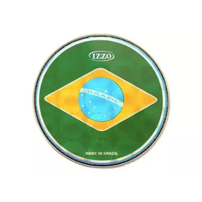 Izzo 2634 Pandeiro batter 10&amp;quot; Brazilian Flag