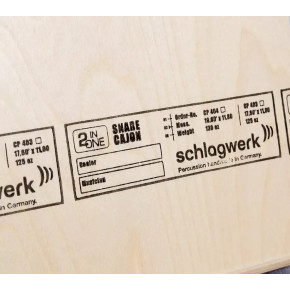 Schlagwerk CP403BLK Cajon 2inOne Medium