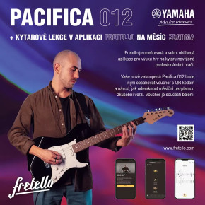 Yamaha Pacifica 012 BL II - prodloužená záruka 3 roky