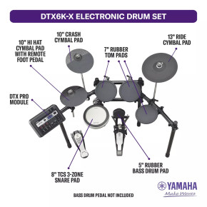 Yamaha DTX6K-X - prodloužená záruka 5 let
