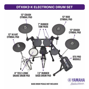 Yamaha DTX6K2-X - prodloužená záruka 5 let