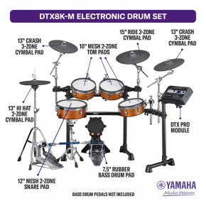 Yamaha DTX8K-M RW - prodloužená záruka 3 roky