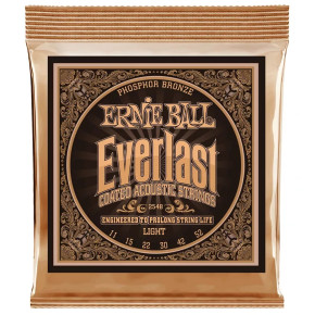 Ernie Ball 2548 Everlast Phosphor Bronze Light Coated